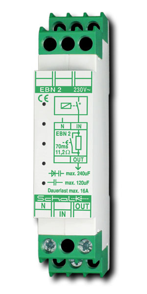 EBN 2, Einschaltstrom-Begrenzer, 230V AC, 16A