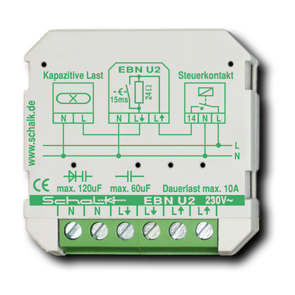 EBN U2, Einschaltstrom-Begrenzer 230V AC, 10A (UP)